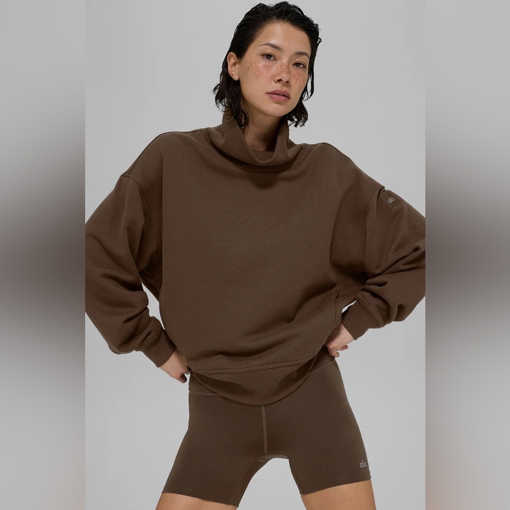 Alo Hazy Mock Neck Pullover - Picture 2 of 6
